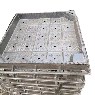Ball grinding cast iron square concave well invisible manhole cover lawn manhole cover landscaping manhole cover wholesale
