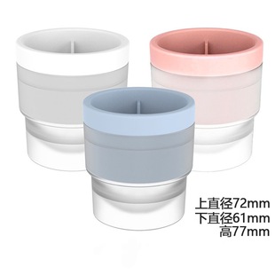 New style big ice hockey ice maker mold whisky frozen ice cube spherical ice tray model silicone artifact home