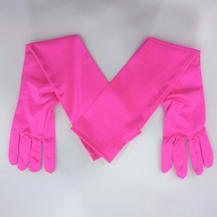 Cross border wholesale bridal gloves satin long satin vintage dinner party dance church wedding opera wedding gown gloves
