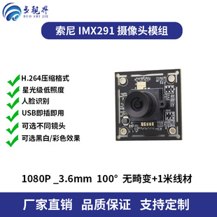 IMX291 chip usb camera module 1080p driver-free module 30 frames support H.264 low illumination