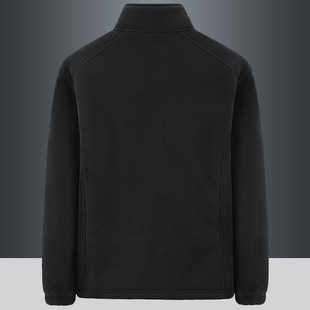 2022 New Outdoor Sports Fleece Clothes Men's Fleece Cardigan Sweater Fleece Coat Men's Thickened Fashion