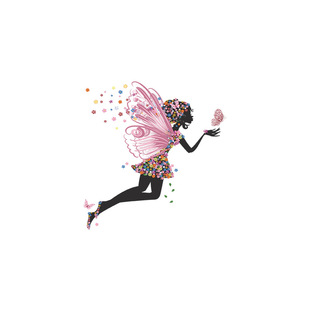 New YGP009 Luminous Wings Girl Butterfly Bedroom Wall Stickers Switch Stickers Fluorescent Stickers DIY Decorative Small Stickers