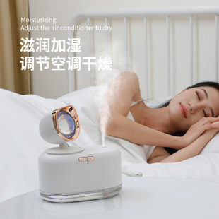 Cross-border explosions sunset lamp humidifier mini portable sunset atmosphere projection lamp large capacity USB humidifier