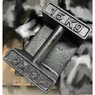 Weight 25kg French code cast iron standard elevator lock-shaped counterweight fitness calibration 20kg kg ton kg pressed iron