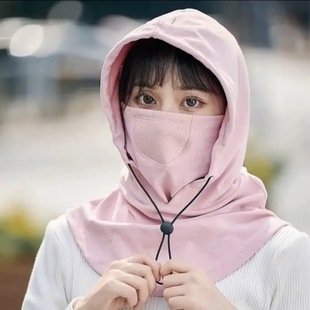 Autumn and Winter Riding Windproof Hat Warm Pullover Hat Outdoor Mask Hat Scarf Integrated Men's and Women's Riding Hat