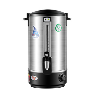 Electric heating double-layer boiling water bucket 304 stainless steel boiling water bucket boiling water milk tea shop insulation bucket electric kettle hot water bucket