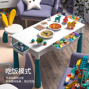 Совместимость с крупными строительными блоками LEGO игрушки DIY многофункциональный строительный стол для детей