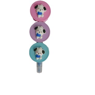 Student pen multi-color hand account pattern color wrap knurling with picture flower film two-color two-color ballpoint pen