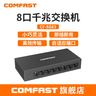 COMFAST CF-SG83 обычный коммутатор 8 Gigabit Ethernet коммутатор железный корпус не трубчатый тип