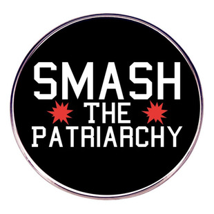 Feminist Feminist brooch Feminist pin badge metal alloy badge accessories