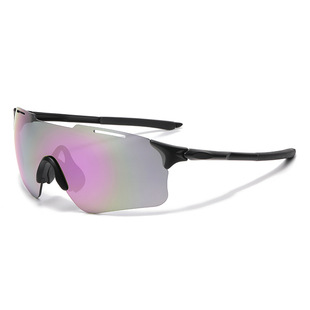 Korean fashion one-part sunglasses women's windproof riding glasses men's trendy reflective sports eye protection ski goggles cross-border hot sale