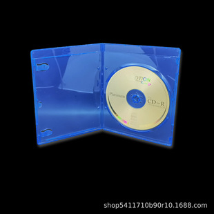 11mm single and double sided Blu-ray CD/DVD box soft plastic pp rectangular transparent box can be inserted cover CD box