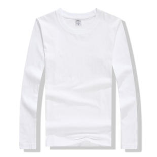Autumn long sleeve round neck T-shirt overalls logo embroidery enterprise outdoor group building advertising shirt printing wholesale
