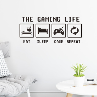 Новая внешнеторговая самоклеящаяся игровая ручка Fan Xi, игровая машина GRME, спальня, крыльцо, Украшение стен, декоративные наклейки на стены