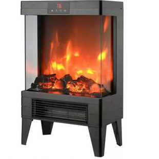 Household Electric Fireplace Heater 3D simulation flame heater European living room hot air blower vertical oven generation