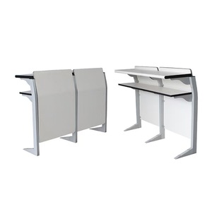 Middle collar wholesale school ladder classroom row chair solid wood auditorium chair conference room desk chair folding writing board