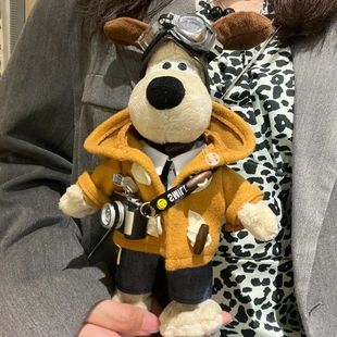 Invincible boss dog doll pilot plush toy skeleton repair hook Doll Doll Girl holiday gift