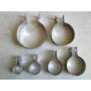 elevator pipe clamp 150DN15 elevator ring pipe clamp grounding electrostatic jumper U-shaped thick DN galvanized steel pipe clamp
