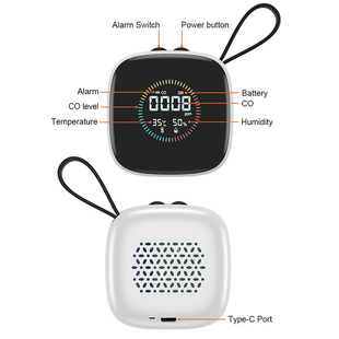 Carbon monoxide detector co detector combustible gas tester air quality tester factory