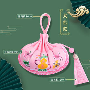 Dragon Boat Festival antique lotus sachet wholesale hand gift purse sachet car pendant palace bundle mouth tassel sachet