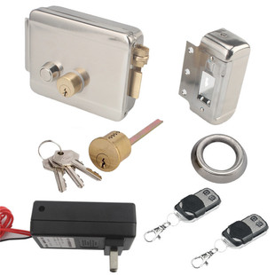 Double Lock head wire electric control lock reverse lock electric lock remote control lock smart lock electronic lock wireless remote control unlocking