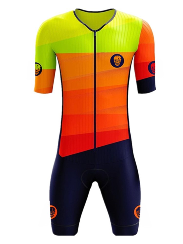 VVS Cycling Suit Iron Three-item jumpsuit tight-fitting vertical-grain mountain bike road bike roller skating suit breathable for cross-border use