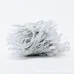 IP67 outdoor waterproof engineering 10 m 100 light bulb shell glue filling rubber wire LED light string 220V
