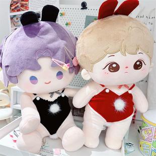 Spot Cotton Baby Doll Clothes 10cm15cm20cm40cm Ichiban Reward Sexy Swimsuit Black Red Lace Sling
