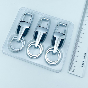 Strong man keychain men stainless car key ring plating durable creative waist hanging simple gift wholesale T4377