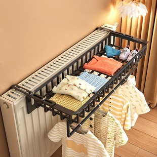 Drying Rack Household Heating Pipe Special Hook for Drying Clothes Hanger Clothes Rack