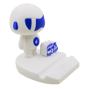 PVC soft rubber cartoon mobile phone holder customized 3D three-dimensional creative gift ornaments shaped silicone doll mobile phone holder