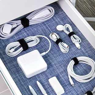 Needle Back-To-Back Velcro Self-Adhesive Color Cable Ties Cable Management Buckle Strap Mobile Phone Data Cable Storage Strap Wholesale