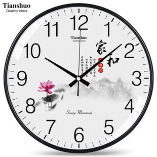 Прямые продажи фабрики Tianshuo бесшумные настенные часы украшения для дома настенные часы