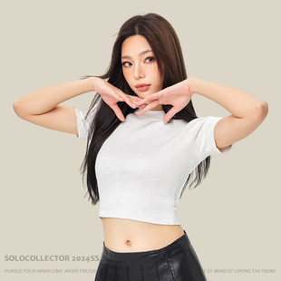 2025 Spring and Summer 250G Niche Short Spice Girls T-shirt Women's Raglan Sleeve European and American ins Fashion Brand Slim Fit American Short Sleeve