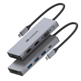 TYPE-C док-станция Kodak KODAK Type-c концентратор 9 в 1 для планшетного ноутбука T345
