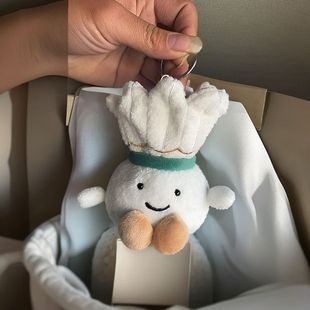 Soft fufu Badminton Plush Toy Pendant Doll Doll Keychain Cute Creative Ball Doll Couple