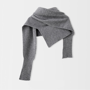 Autumn and Winter Neck Protection High-grade Shawl Decoration Matching Skirt Foreign-style External Wear Women's Internet Celebrated Shawl Warm Neck Protection Scarf