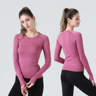 2,0 Новая женская футболка с длинным рукавом для йоги Running EBB TO STREET Top Спортивная дышащая одежда для фитнеса и йоги