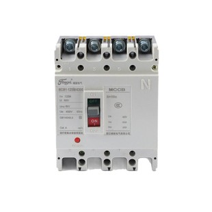 High 125A Air Switch 3/4P Ac Low Voltage Plastic Case Circuit Breaker Short Circuit Overload Protector Fengnai Mccb