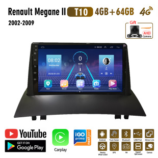 Suitable for Renault Megane 2 02-09 car GPS Android navigator Bluetooth reversing image playback