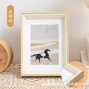 Handprint Photo Frame Wooden Handmade DIY Frame Decoration Children Couple Double Specimen Picture Frame Table Factory Wholesale