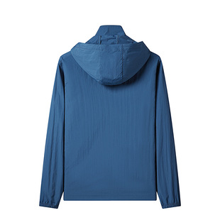 Outdoor Thin Sunscreen Clothing Men's Anti-UV Skin Clothing Ice Silk Breathable Sports Jacket Loose Couple's Sunscreen Clothing