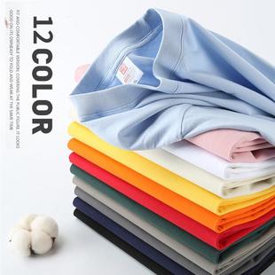 Summer customized T-shirt cotton T-shirt customized logo printing advertising shirt round neck customized short sleeve overalls
