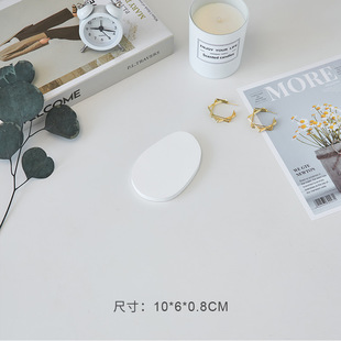 ins Style Asymmetrical Gypsum Plate Ornaments Photo Decoration Props Popular Photography Shooting Small Objects Creative