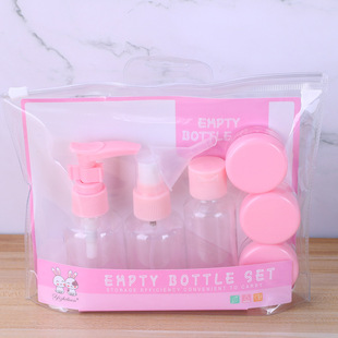 Portable travel sub-bottling Press plastic sub-bottling empty bottle set cosmetic plastic bottle wholesale pet