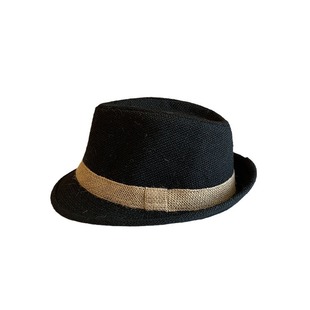 Parent-child Linen Jazz Hat Men's and Women's Same Style Hat British Style Top Hat All-match Casual Fashion Trend