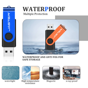 Творческий вращающийся USB-диск 128G большой емкости металлический USB-диск flash бесплатно дизайн логотипа благосостояния USB-диск