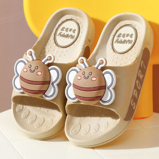 New 2024 Cartoon Children's Slippers Boys Summer Home Bathroom Bath Non-Slip Sandals for Boys