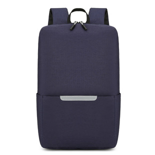 New simple computer bag reflective strip ultra-light men's backpack commuter bag large capacity cross-border casual backpack