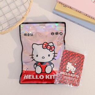 Sanrio подлинная лицензированная лазерная теплая наклейка милая мультяшная милая веселая зима теплая, комфортная и теплая наклейка для тела